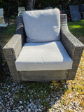Pair of Broyhill All Weather Wicker Swivel/Rocking Chairs