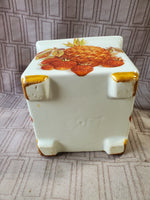 Pineapple and Strawberry Square Planter