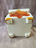 Pineapple and Strawberry Square Planter