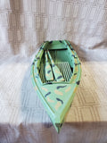 Camouflage Model Boat with Display