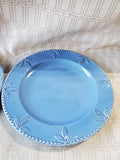 Pair of Debby Segura Sorrento Stoneware Blue Dinner Plates (A)