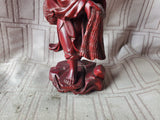 Hand Carved Asian Inspired Man Figurine (A)