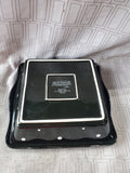 Temp-Tations Black and White Polka Dot Baking Dish with Wire Rack and Trivet (A)
