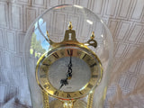 Royale Quartz Glass Dome Clock UNTESTED