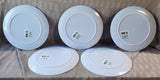 Set of 5 Coral Reef Melamine Dinner Plates