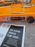 Vintage Sears Two-Burner Propane Camp Stove