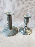 Pair of Metal Candlesticks