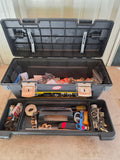 Stanley 26" Pro Plastic Toolbox w/Some tools