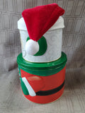 Santa Stacking Cookie Tin