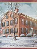 Framed "Winter at My Old Kentucky Home" Print by C.W. Vittitow