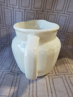 White Ceramic Cream Pitcher