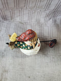 The Boyds Collection Carvers Choice Snowman Figurine