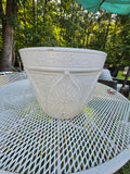 Large Roseville USA Pottery Planter, White Glazed