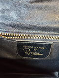 Genuine Leather by Ronay Black Hand Bag
