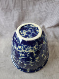 Bennington Pottery Blue Spongeware Small Mixing Bowl (FFF)