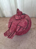 Chubby Cardinal (Resin) Patio Decor