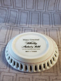 (A) Andrea by Sadek Colonial Williamsburg "Winter Homestead" Trinket Dish