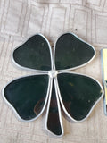 Pair of Irish Themed Stained Glass Suncatchers