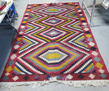 Anatolian Style Geometric Pattern Rug