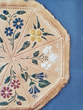 Signed Jeri L. Baird Embossed Paper Folk Art