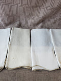 Set of 8 Scalloped Edge Fabric Napkins