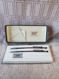 Cross Chrome Ink Pen and Mechanical Pencil Set