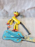 Vintage Fisher Price Toys Wooden "Pluto" Pop-Up Kritter