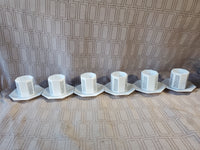 12 Piece Arcopal Teacup and Saucer Set