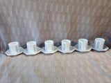 12 Piece Arcopal Teacup and Saucer Set