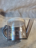 Gray Plastic Gravy/Fat Separator with Strainer