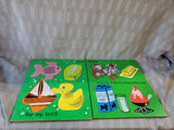 Pair of Vintage Playskool Wooden Children's Puzzles (E)