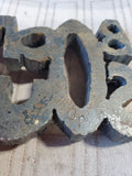 (A) Rustic Metal "Body/Soul" Sign