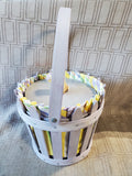Longaberger Purple Picket Pail Easter Basket
