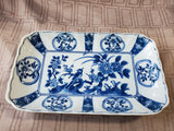 Blue and White Ceramic Trinket Tray