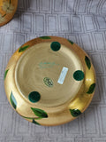 Andrea by Sadek Floral Gold Toned Dresser Jar