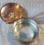 Ruffoni Hammered Copper And Brass Pot