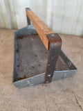 Galvanized Gardening Tray w/Wood Handle
