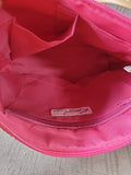 Kim Rogers Pink Woven Crossbody Bag