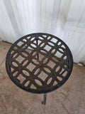 Black Metal Plant Stand(A)  *Two Available,  Priced Separately *