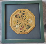 Signed Jeri L. Baird Embossed Paper Folk Art
