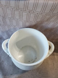 Temp-Tations by Tara "Woodland" White Ceramic Utensil Crock