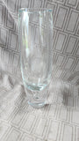 Heavy Clear Glass Vase