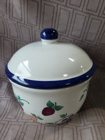 Orchard Medley Large Butter Dish with Spreader