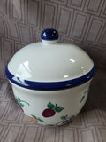 Orchard Medley Large Butter Dish with Spreader