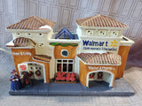 Holiday Time "Walmart Supercenter" Lighted House WORKS (A)