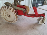 Vintage Thompson USA Cast Iron sprinkler Tractor