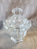 Baccarat Crystal Mustard Jar with Spoon