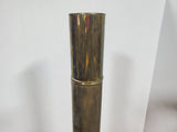 Vintage Tall Brass Storage Tube