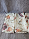 Set of 10 Fall Leaf Fabric Napkins