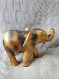 Wooden Elephant Figurine